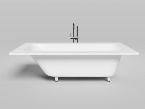 Ванна из искусственного камня Salini ORLANDA 102024MF 190х100 встраиваемая прямоугольная - фото 4